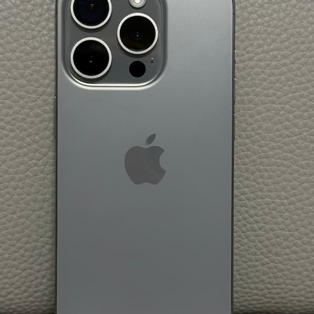 이이폰15pro 256GB 내추럴티타늄