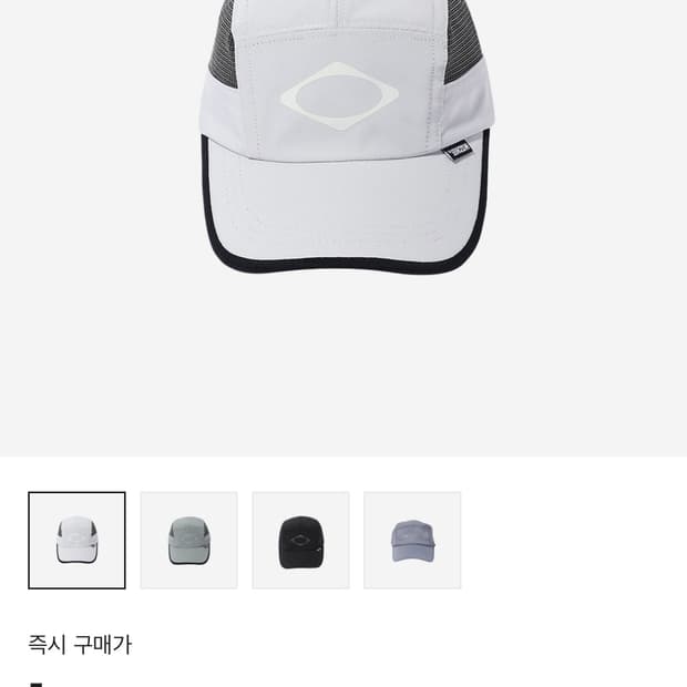 미스치프 롬버스 러닝캡 라이트 그레이 모자