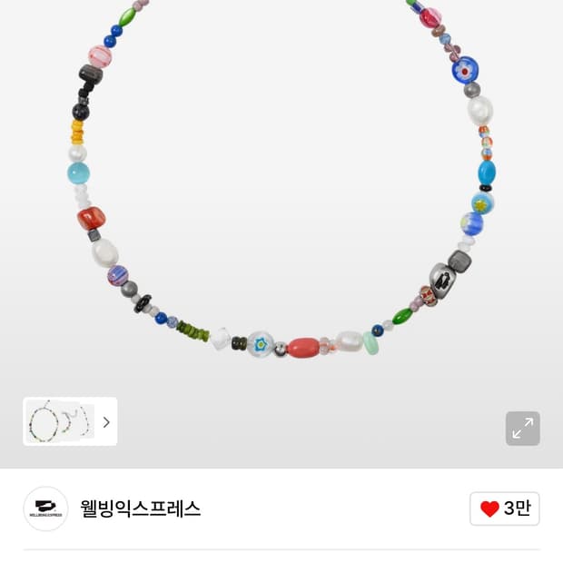 웰빙익스프레스 목걸이