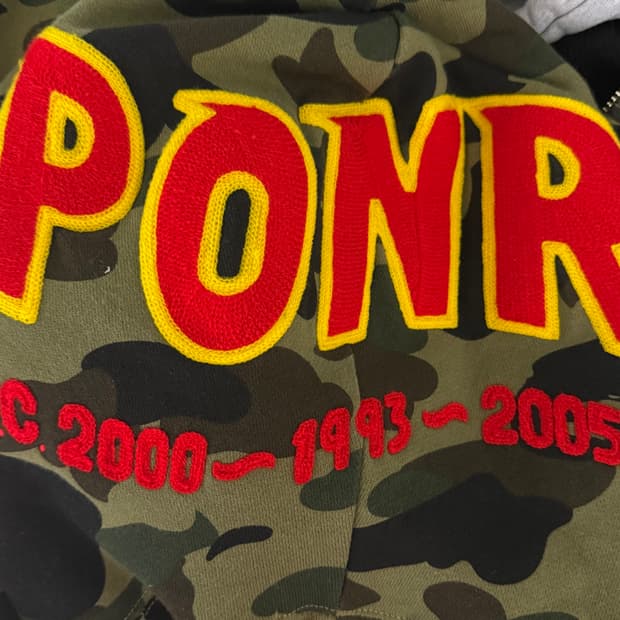 Bape 녹계 후드집업 베이프 L사이즈