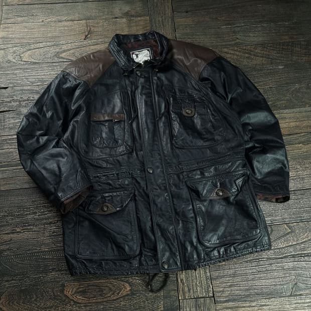 [아메리칸빈티지] 리얼 쉽스킨 양가죽 필드 자켓 M18670