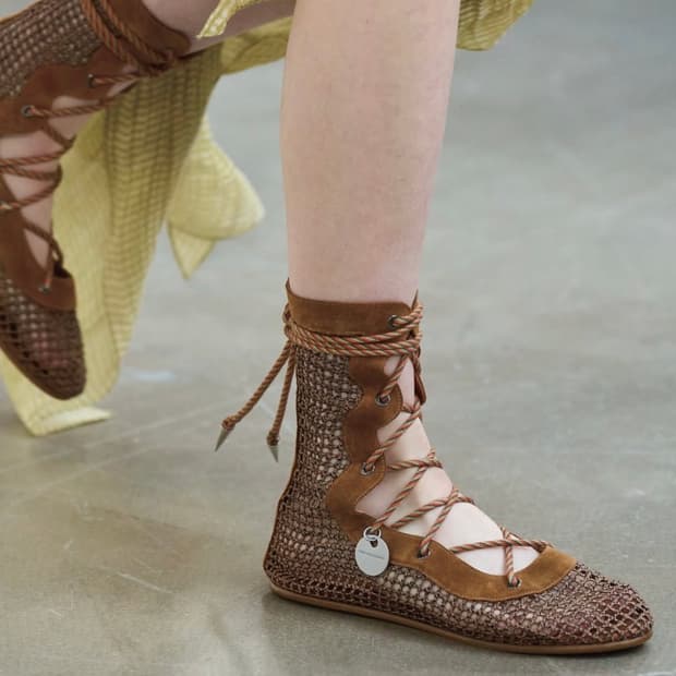 [37,38]키코 코스타디노브 26ss Reticella 부츠/브라운