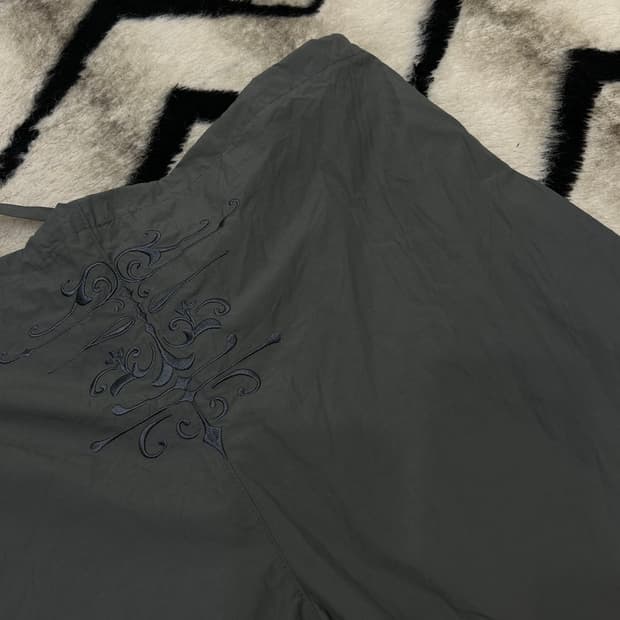 [Free]Setup exe 웨이브 슬릿 오링 리벳 팬츠/그레이