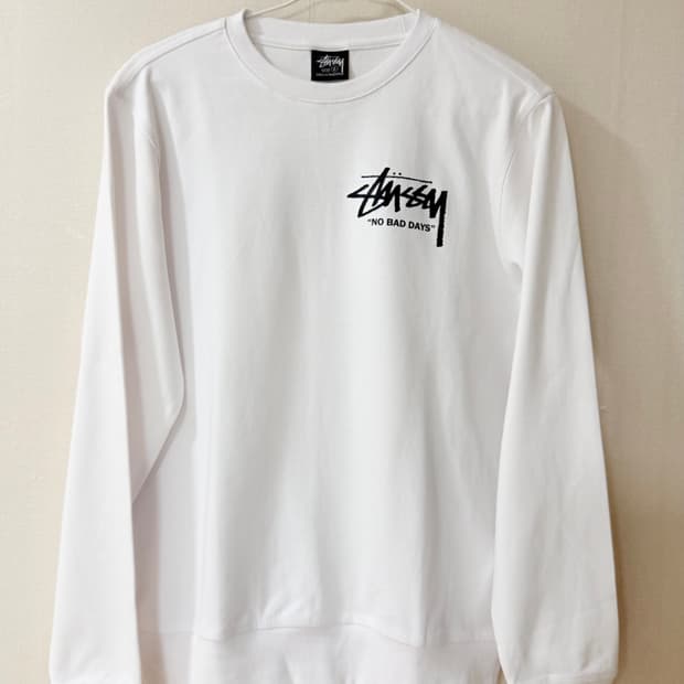 스투시(Stüssy) 서머 컬렉션 플로럴 크루넥 맨투맨 S 실착 2회