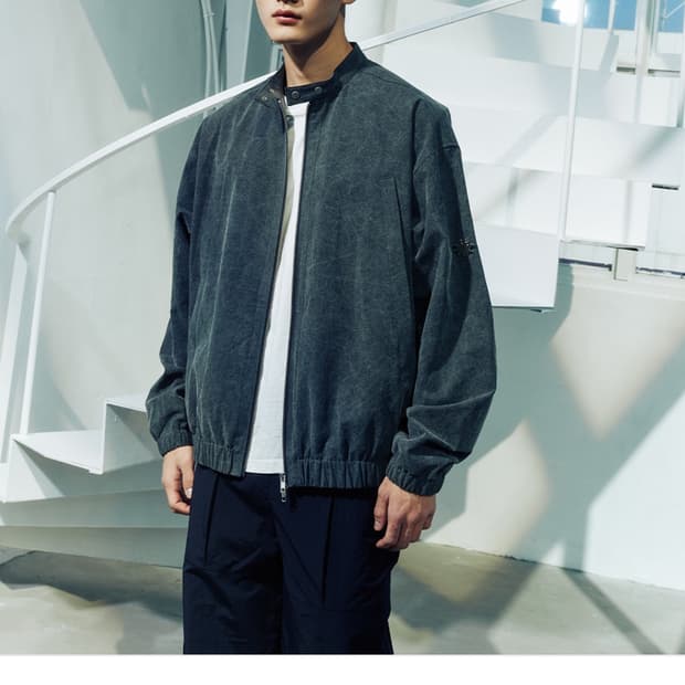 크러쉬 모터사이클 집업 자켓