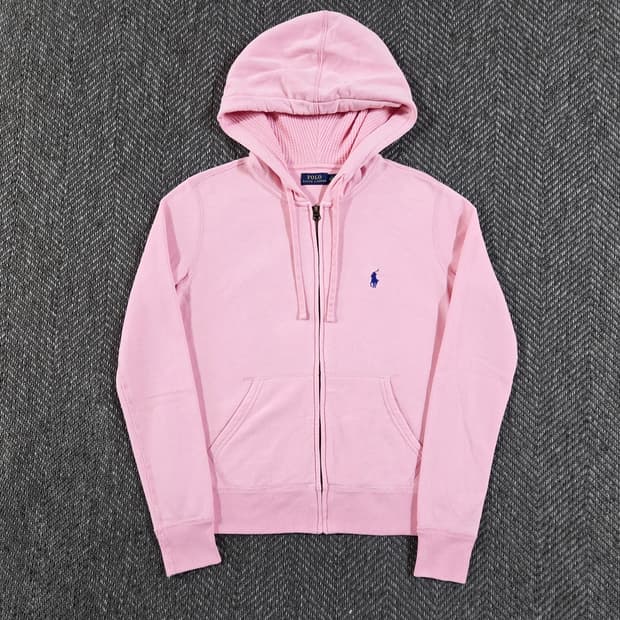 폴로 랄프로렌 Polo 베이비 핑크 풀집업 후드집업
