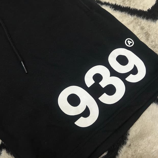 [M]아카이브볼드 스웨트 반바지/블랙