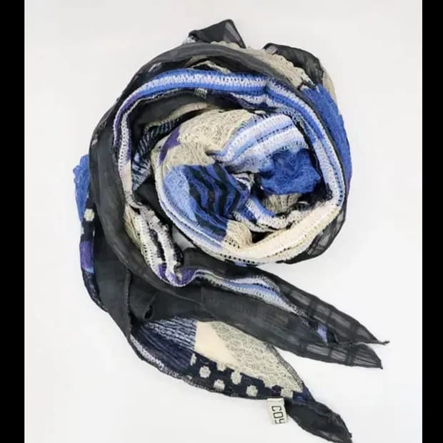 Coyseio 26ss scarf blue 