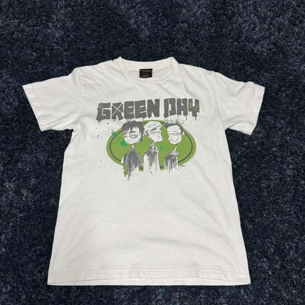 2009년도 vintage 그린데이 t-shirt