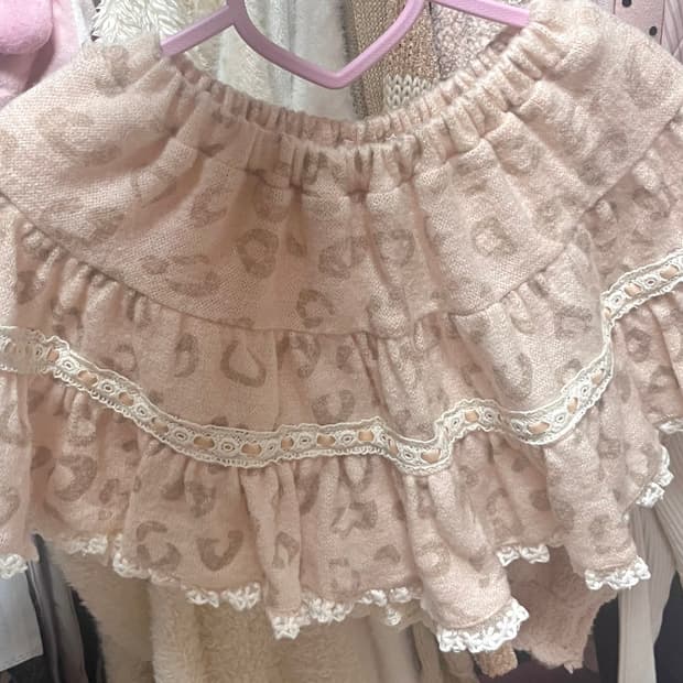 Lizlisa 리즈리사 연핑 호피 큐롯 스커트 히메갸루