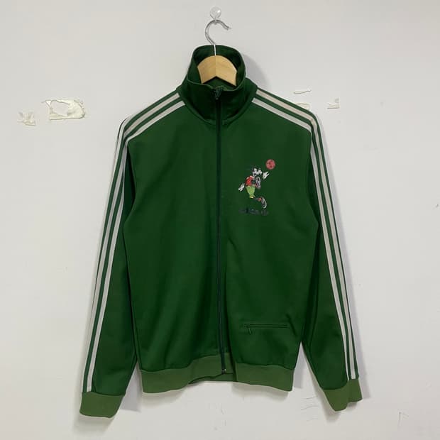 아디다스 미키마우스 트랙탑 져지 그린