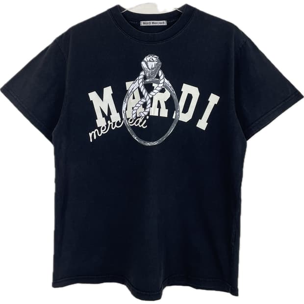 [M] 마르디 링 로고 프린팅 반팔 티셔츠