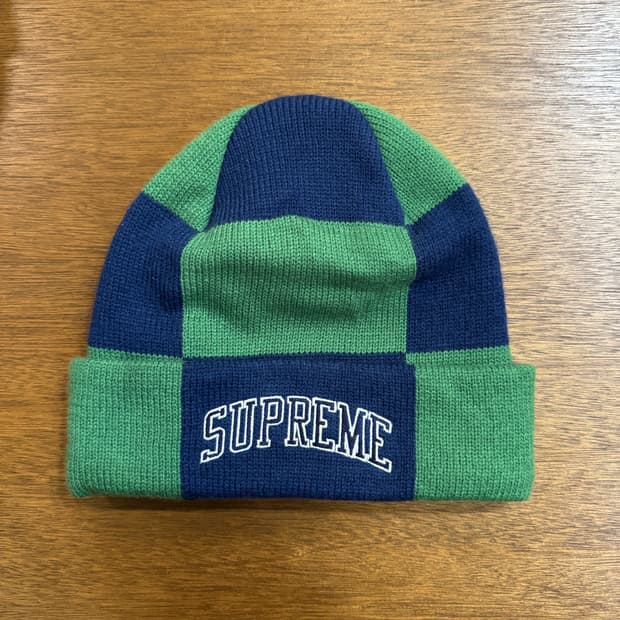 🖤연말할인🖤 [OS] 슈프림 체커보드 비니 그린