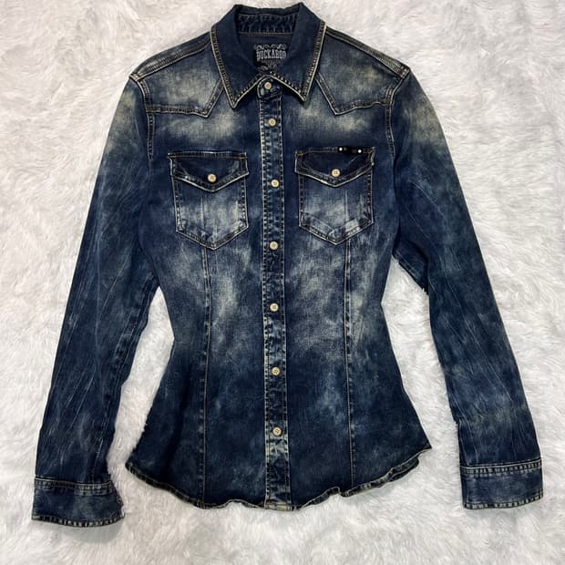 Buckaroo y2k western denim shirts
