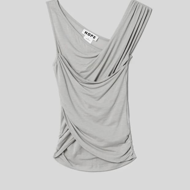 호프 HOPE 시크릿 탑 도브 그레이 34 