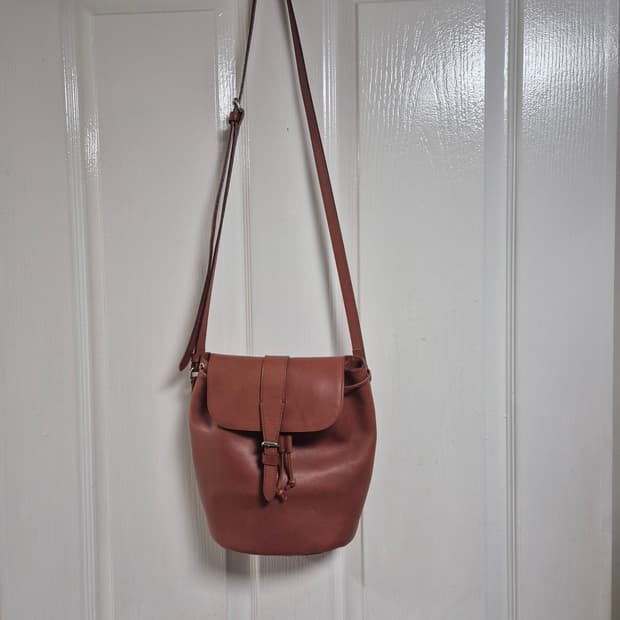 MARGARET HOWELL - Leather Shoulder Bag S
