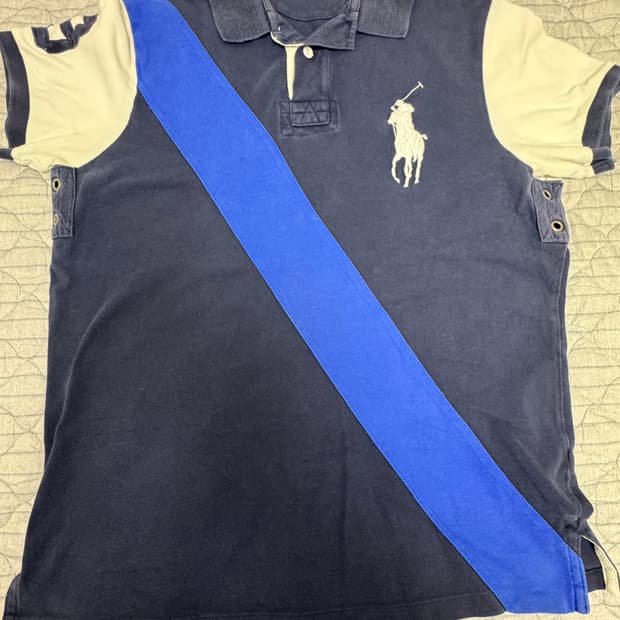 폴로 랄프로렌 사선 피케티