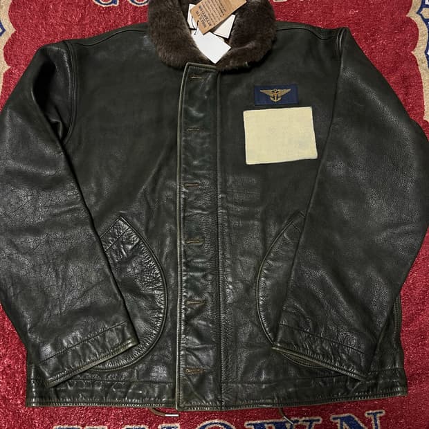 더블알엘 (RRL) 레더 덱자켓