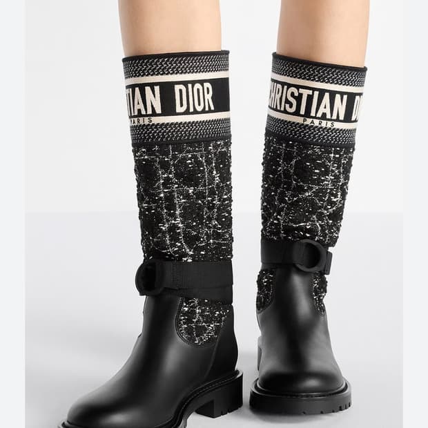 디올 D-major 까나쥬 롱 부츠 38