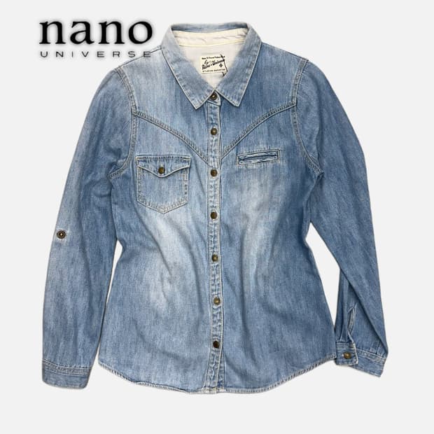 western pocket denim shirt