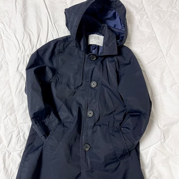 [ZARA KIDS] 키즈 네이비 트렌치코트