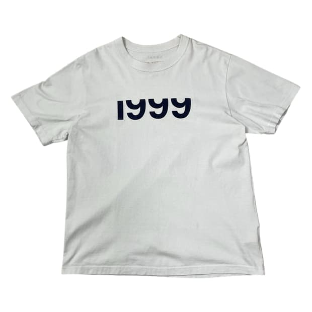 사카이 Sacai 화이트 1999 플록 프린트 반팔 티셔츠 4