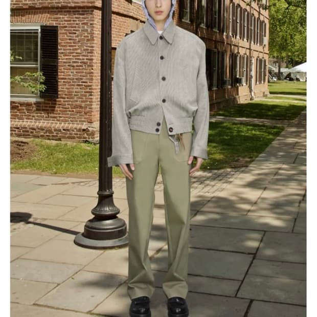 STU 스트라이프 밴딩 자켓 stripe banding jacket