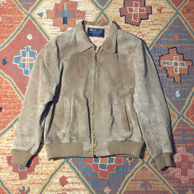 90‘s 빈티지 스웨이드 레더 자켓