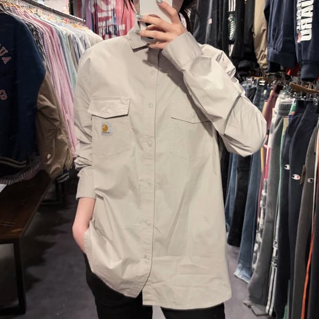 [IM] Carhartt 칼하트 긴팔 셔츠 라이트 그레이