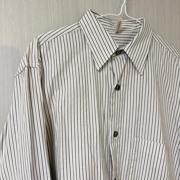 SUNFLOWER 선플라워 스트라이프 셔츠 S사이즈(100)