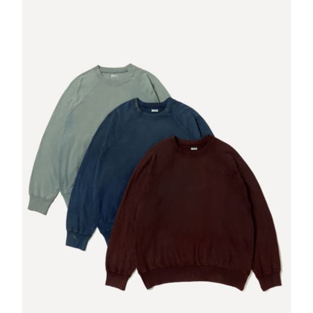 26ss 아프레쎄 빈티지 라이트 스웨셔츠 그린