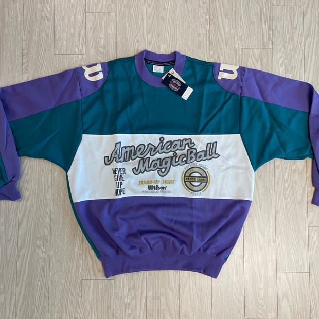 윌슨 90s 올드 스웻셔츠 맨투맨 1번 Wilson OLD 1990