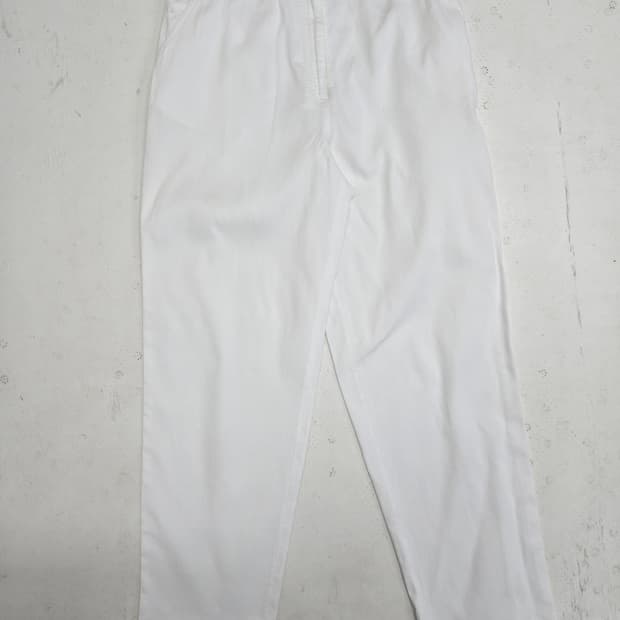 레오나드 흰색 코듀로이 바지