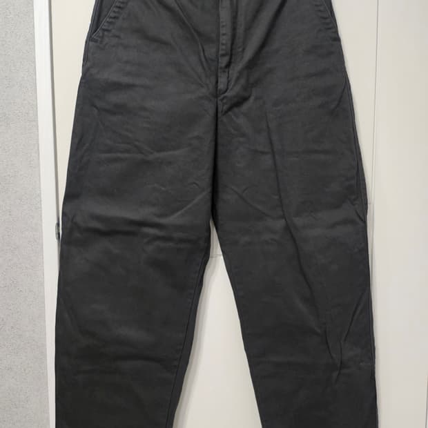 (85) 유니클로 U 와이드핏 치노팬츠 긴기장 다크 그레이