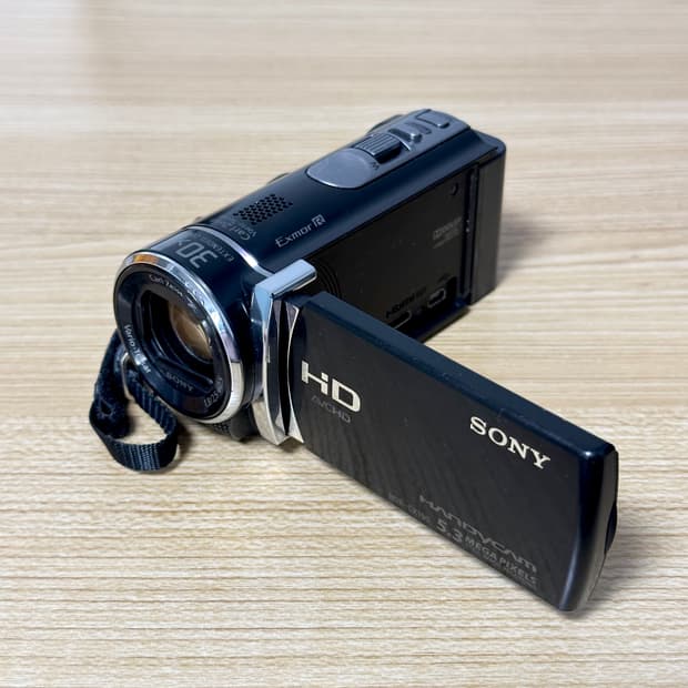 소니 핸디캠 HDR-CX190 HD 캠코더 디카 (작례O)