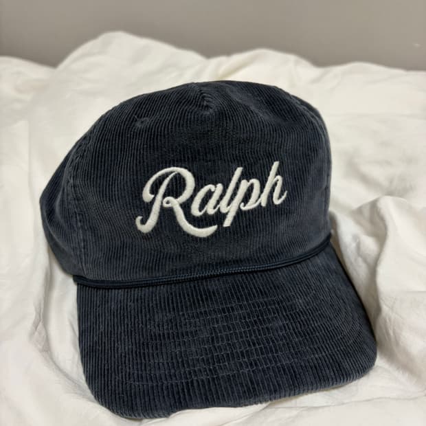 폴로 아플리케 코듀로이 볼캡 판매합니다