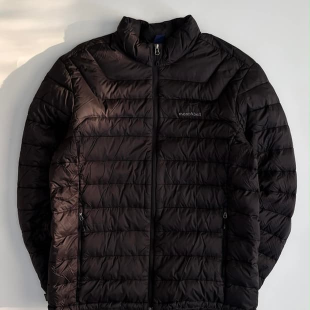 [110] 몽벨 경량 다운 자켓 패딩 블랙