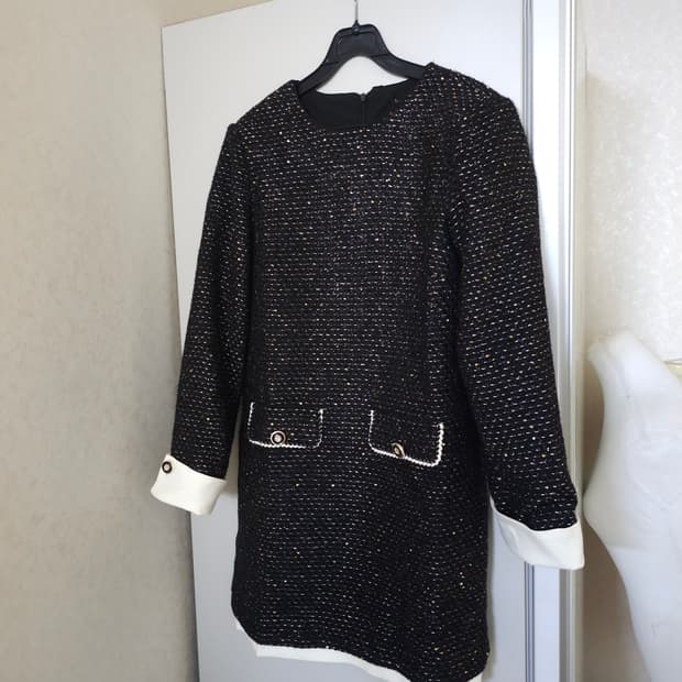 새상품)MOTF 트위드 미니 원피스