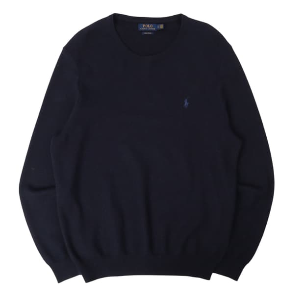폴로 랄프로렌 네이비 피마코튼 니트