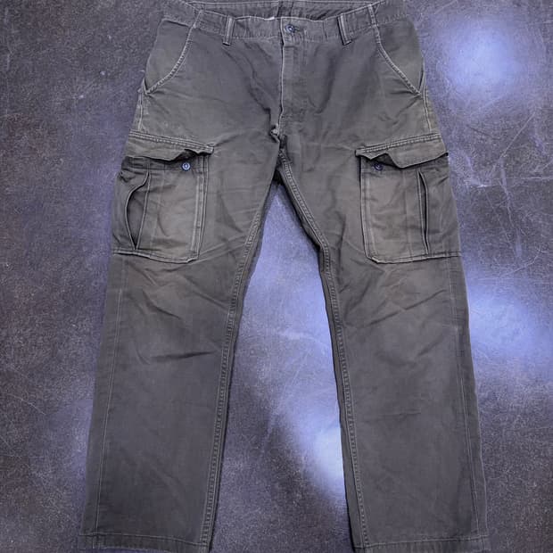 리바이스 511 스키니 슬림핏 빈티지 워싱 어드저스트 카고팬츠 36