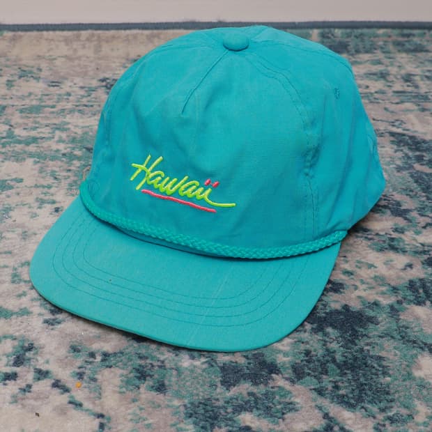 VTG 빈티지 90s 하와이 로프 트러커 캡 민트