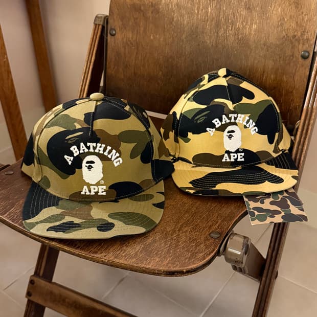베이프 퍼스트카모 모자