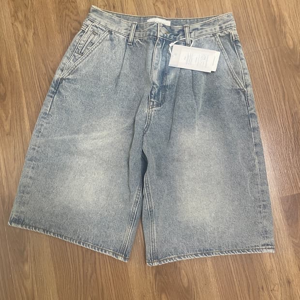 유니온블루 데님 버뮤다 팬츠 블루 M