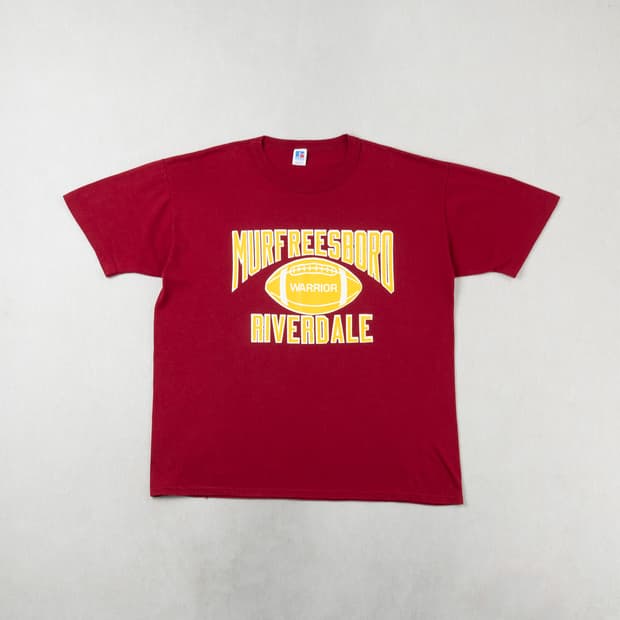 (XL) 90s 빈티지 러셀 애슬레틱 프린팅 티셔츠