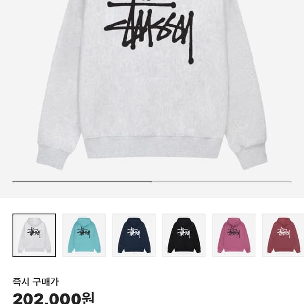 스투시 후드티