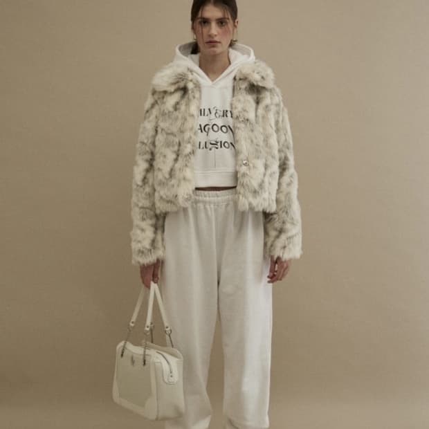 쓰리타임즈 머랭 퍼자켓