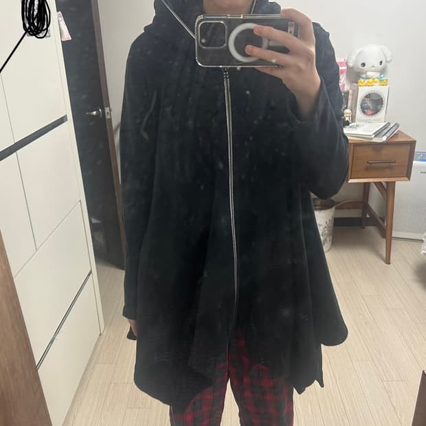 bajra 드레이프 후드집업 