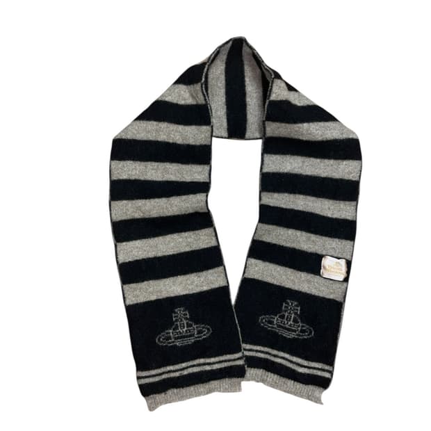 비비안웨스트우드 스트라이프 머플러