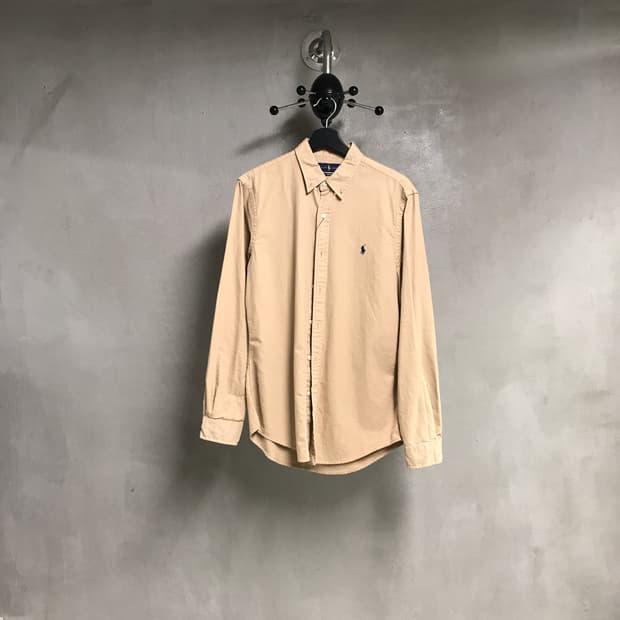 폴로 랄프로렌 베이지 셔츠 M