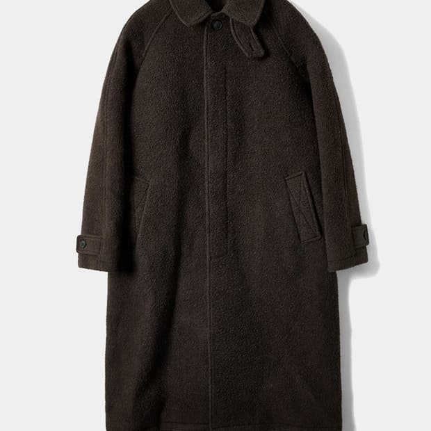 mfpen 코트 brown fuzz